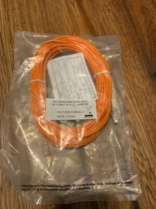 10 Meter 62.5/125 micron Multimode Fiber Patch Cable SC to -LC Orange (3mm) - Picture 1 of 5