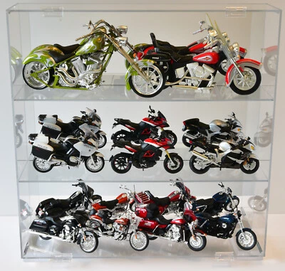 Motorcycle - Multi scale die cast capabilities  Display case - Image 1 of 4
