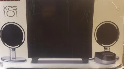 Hercules XPS 101  2.1 Kanal Multimedia-Lautsprechersystem für den PC  101 Watt - Bild 1 von 3