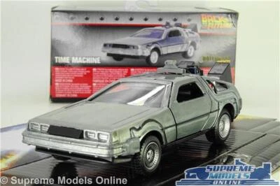 DELOREAN BACK TO THE FUTURE TIME MACHINE CAR MODEL 1:32 SIZE ONE I DMC BTF T3 - Image 1 of 4