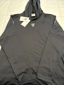 Las Vegas Raiders Nike Dri-fit Pullover Hoodie Size L NWT - Picture 1 of 7