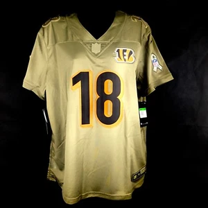 Camiseta deportiva para mujer Nike Cincinnati Bengals AJ verde #18 Salute To Service talla M - Imagen 1 de 6