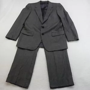 Hickey Freeman Suit Mens 42R Multicolored Plaid Wool The Board Room USA Made - Picture 1 of 24