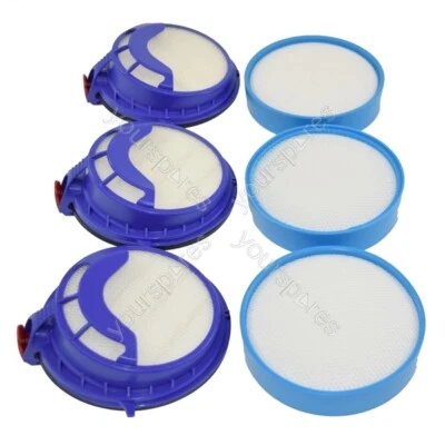 Fits Dyson DC25 and DC25i Hepa Pre Motor and Post Motor Filter x 3 Sets - Image 1 of 4