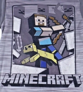 Minecraft T-Shirt Graphic Polyester Tee by Jinx Boy's XS X-Small (4/5) NWT - Picture 1 of 8
