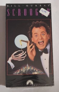 bill murray   SCROOGED  carol kane VHS VIDEOTAPE NEW  corner dings - Picture 1 of 3