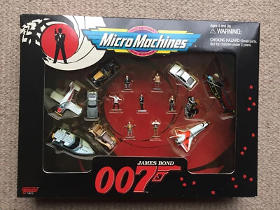 Galoob Micro Machines 74810 James Bond 007 Vehicles & Figures Boxed Set MIB - Image 1 of 4