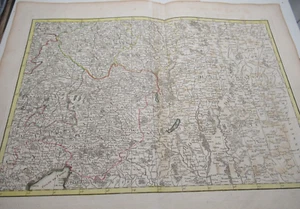 BELLE CARTE GEOGRAPHIQUE Couleurs BOHEME AUTRICHE 1771 Par BONNE LATTRE - Picture 1 of 4