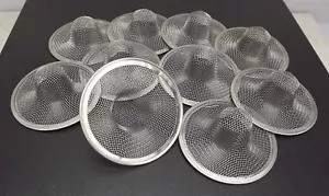 Medium Wire Mesh Sink Strainer 2.75" Trap 10 piece set BRAND NEW STAINLESS - Picture 1 of 3