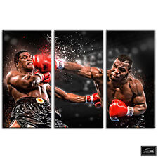 Boxing Mike Tyson  Sports BOX FRAMED CANVAS ART Picture HDR 280gsm