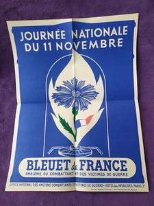 Affiche du Bleuet de France - époque occupation - Bild 1 von 2