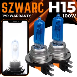 H15 DRL Xenon White Headlight 100w 715 Main Beam Daytime Running Light Bulbs - Picture 1 of 12