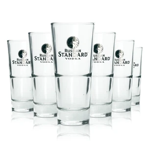12 bicchieri da cocktail Russian Standard 0,3 l impilabili bar gastronomico