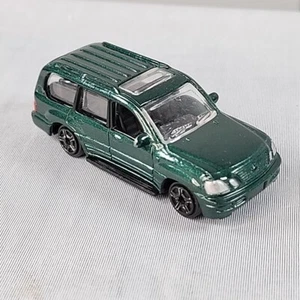 MOTOR MAX 6010 TOYOTA LAND CRUISER GREEN 1:64 DIECAST 3" SUV WITH SILVER RIMS - Picture 1 of 8