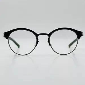 IC Berlin Brille Damen rund grau schwarz Mod. uptown NEU - Bild 1 von 10