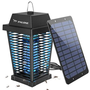 PALONE Solar Bug Zapper 4500V Electric Mosquito Zapper Updated Fly Zapper - Picture 1 of 8