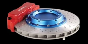 AUTOart cenicero disco de freno azul-rojo 40242 - Imagen 1 de 1