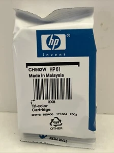 HP #61 Tri-Color Ink Cartridge 61 CH562W NEW NO BOX GENUINE - Picture 1 of 3
