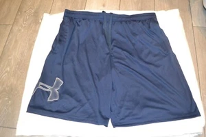 NUEVO Pantalones Cortos Under Armour Para Hombre UA Tech Logo 10 AZUL MARINO TALLA XL - Imagen 1 de 1