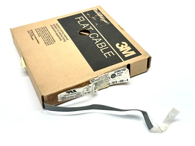 3M HF365/10SF Flat Ribbon Cable Gray 10 Conductors 28 AWG 100ft Spool - Image 1 of 4