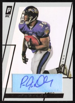 2006 Topps Paradigm Gold Auto /50 P.J. Daniels #65 Rookie Baltimore Ravens - Image 1 of 2