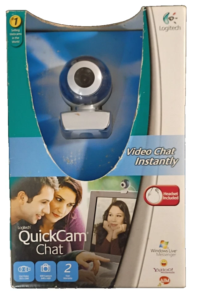 Logitech QuickCam Chat with Headset - Image 1 of 3