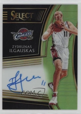 2018-19 Panini Select Signatures verde neón Prizm 7/99 Zydrunas Ilgauskas automático Foto 1 de 3