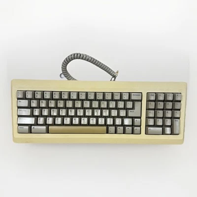 Apple Tastiera e Cavo per Macintosh 128k 512k Mac Plus M0110A Non Testato - Immagine 1 di 4