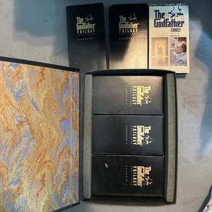 The Godfather Trilogy VHS 1-6; 1992 & Family VHS In Trilogy Case. - Picture 1 of 6