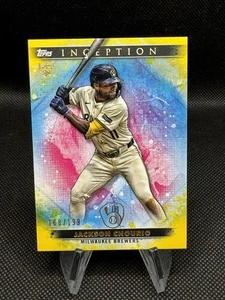 2024 Topps Inception Yellow Parallel #95 Jackson Chourio /199 - Picture 1 of 3