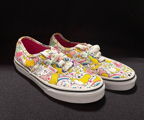 Sneakers basse Vans Corgi Unicorn Rainbow bambina taglia 2 multicolore stringate