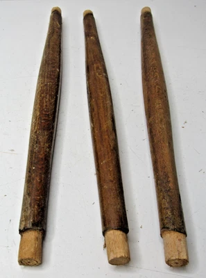 Лот из 3 шт.  Винтажные деревянные шпиндели в ассортименте для стульев и декора #P23-5 - Изображение 1 из 4