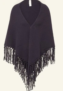 NEW Weekend Max Mara Wool Shawl with fringes Scarf Scialle Stola Mantella lana - Imagen 1 de 5