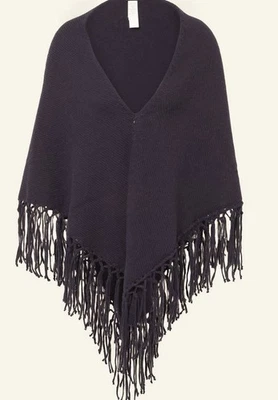 NEW Weekend Max Mara Wool Shawl with fringes Scarf Scialle Stola Mantella lana - Imagen 1 de 4