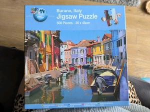BURANO - ITALY PUZZLE 500 PIECES 35 X 48 CM Used Complete - Picture 1 of 3