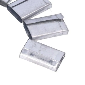 Verpackungsbanddichtungen 1KG Eisenblech-Umreifungsclips PP-Gurtverpackung - Bild 1 von 22
