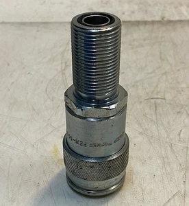Parke Hydraulic Quick Coupler 24XP | FEM-501-10BMS-NL | 4" Long 25mm Thread - Picture 1 of 11