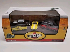 VW Green Light Motor World Pennzoil 5 Car Set # 58025 1:64 - Picture 1 of 13