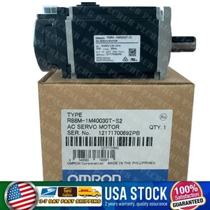 ORIGINAL AND New R88M1M40030TS2 omron Servo Motor R88M-1M40030T-S2 - Picture 1 of 5