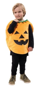 Kostüm Kürbis orange Baby Kleinkind Halloween Oberteil Plüsch - Bild 1 von 1