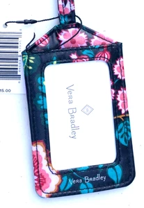 Vera Bradley laminierter Kofferanhänger in Ranken Blumenmuster.   Neu mit Etikett - Bild 1 von 4