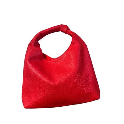 Bolso de Mano Shiseido Rojo Imitación Cuero Foto 1 de 4