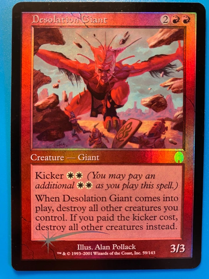 MTG 1x FOIL Desolation Giant # 59 Apocalypse Modern Magic the Gathering x1 NM - Image 1 of 1