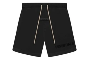 Fear of God Essentials shorts Jet Black Size XL - FAST FREE SHIPPING - Picture 1 of 1