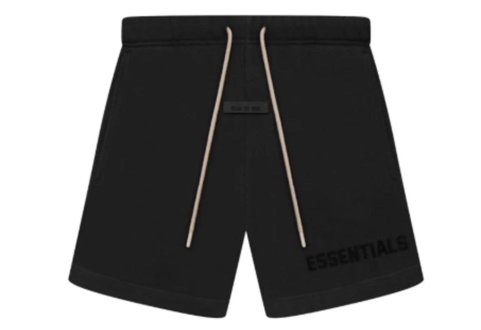 Fear of God Essentials shorts Jet Black Size XL - FAST FREE SHIPPING - Image 1 of 1