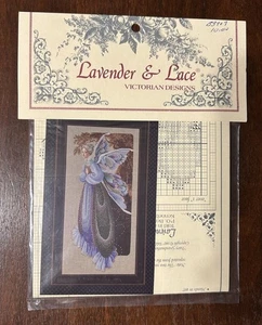 Lavender & Lace Cross Stitch Pattern Fairy Grandmother - Picture 1 of 2