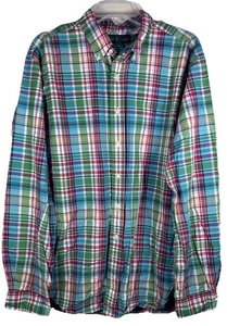 Vintage Men’s Ralph Lauren XXL Plaid Classic Fit Long Sleeve Button Down Shirt - Picture 1 of 5