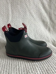 Xtratuf Hombres 6 Pulgadas Botines Cubierta Tobillo Cazador Verde Rojo EE. UU. 9 Impermeables - Imagen 1 de 6