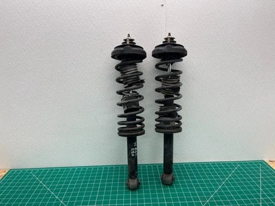 91-99 MITSUBISHI 3000GT FWD REAR LEFT & RIGHT SHOCK STRUT W SPRINGS PAIR SET OEM - Image 1 of 4
