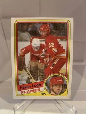 1984 O-Pee-Chee Hakan Loob rookie hockey card Flames #229 RC - Image 1 of 2